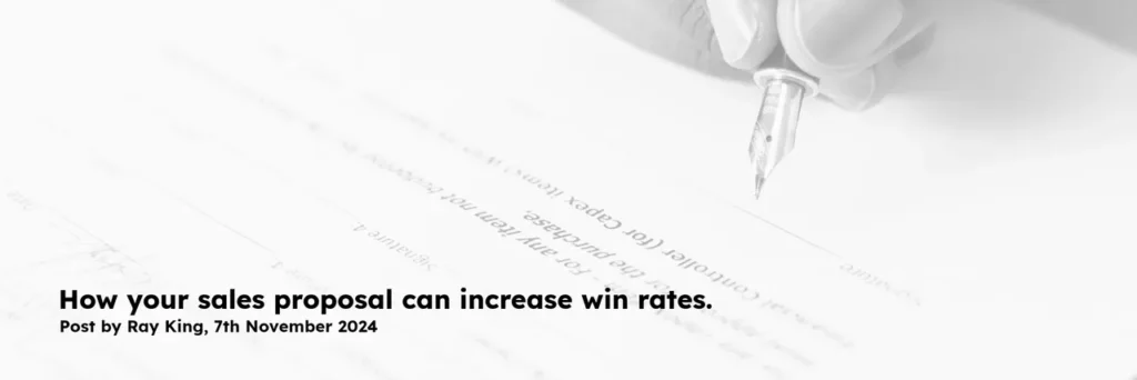 how your sales proposal can increase win rates.