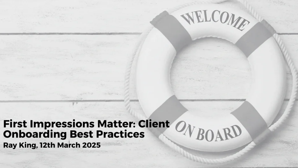 first impressions matter client onboarding bes