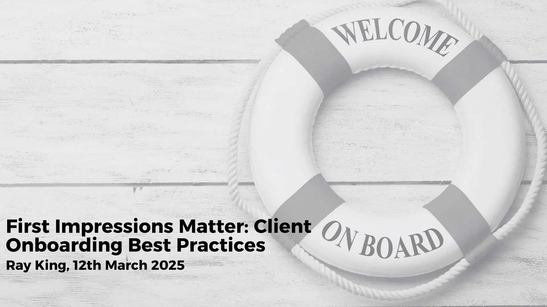 first impressions matter client onboarding bes