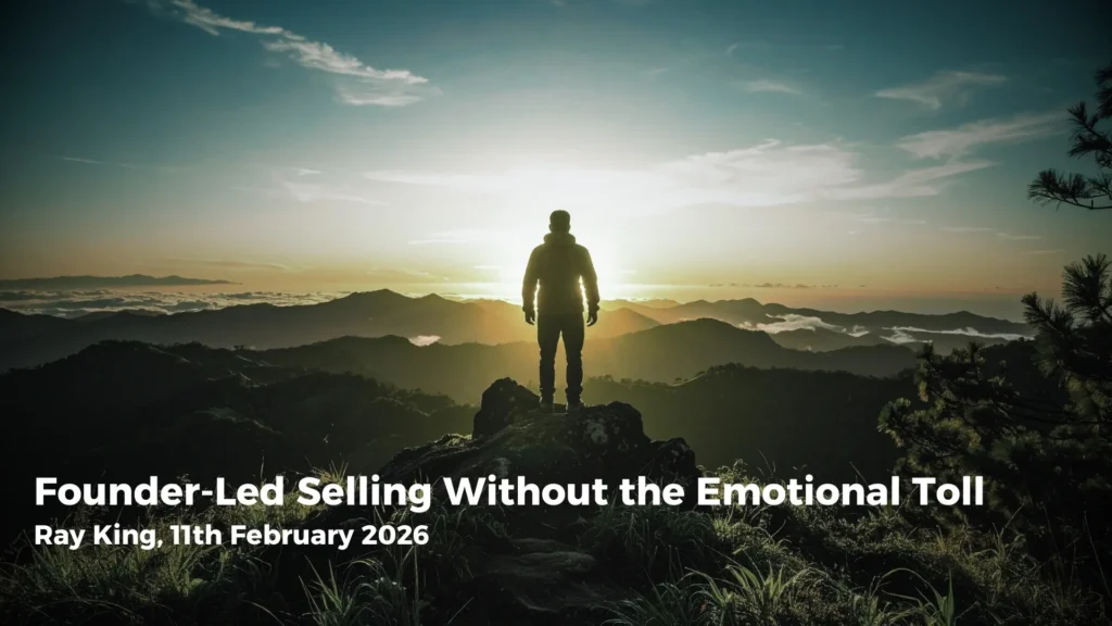 founder led selling without the emotional toll
