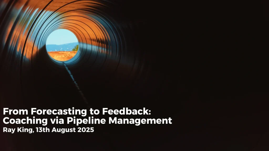 from forecasting to feedback coaching via pipe