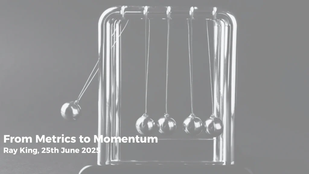 from metrics to momentum