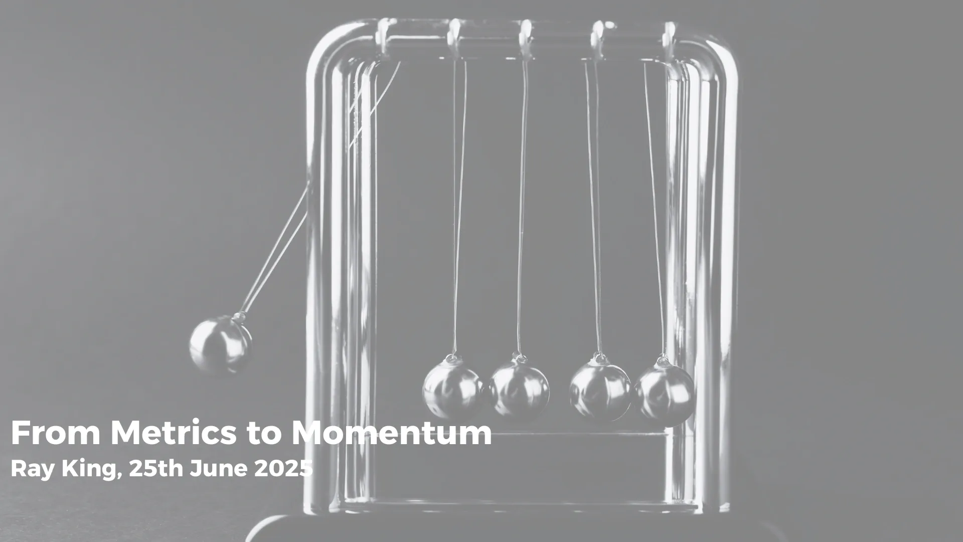 from metrics to momentum