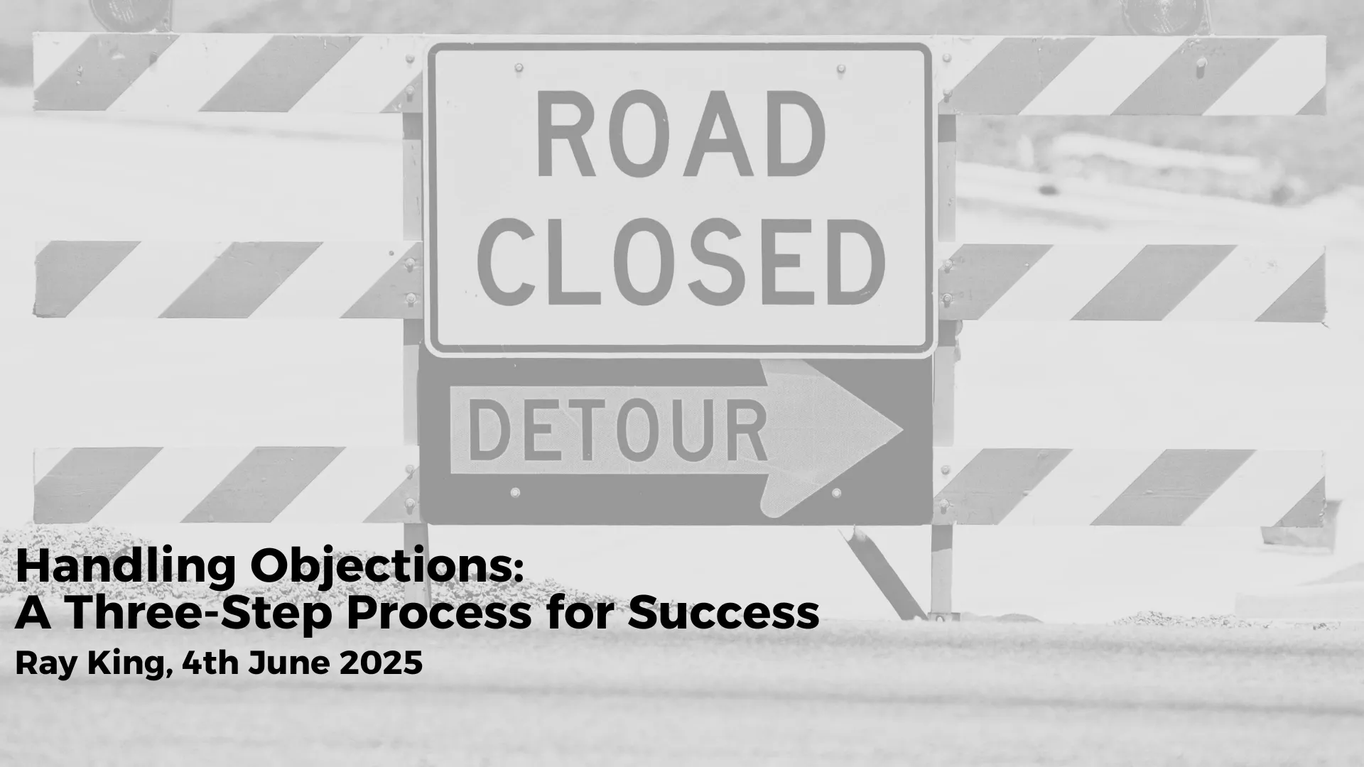 handling objections a three step process for s