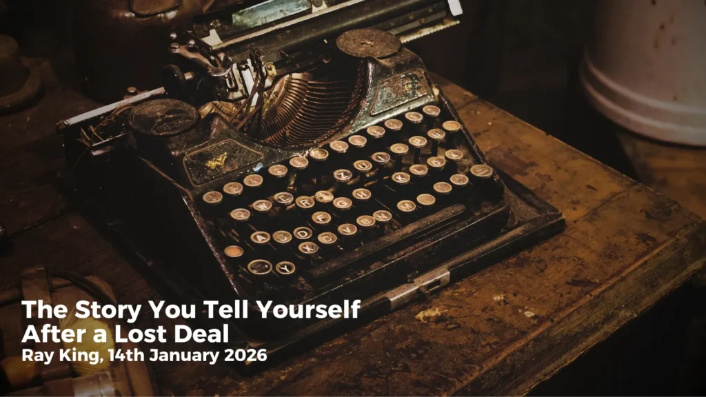 the story you tell yourself after a lost deal