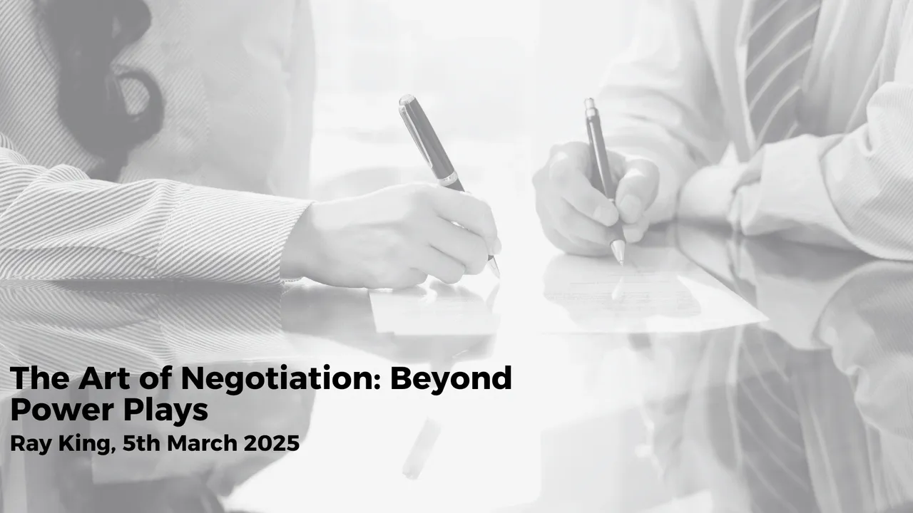 the art of negotiation
