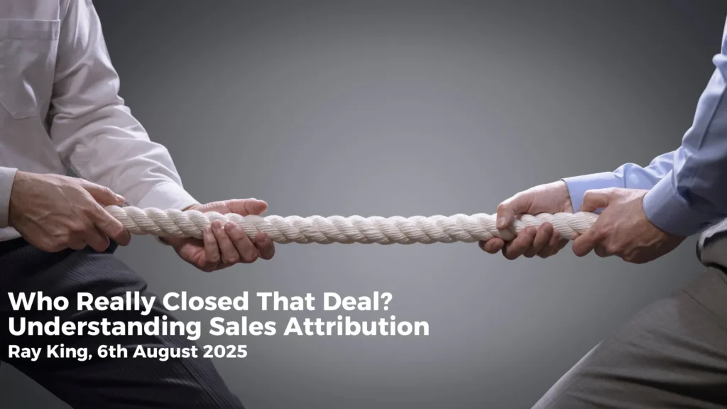 who really closed that deal understanding sales attribution