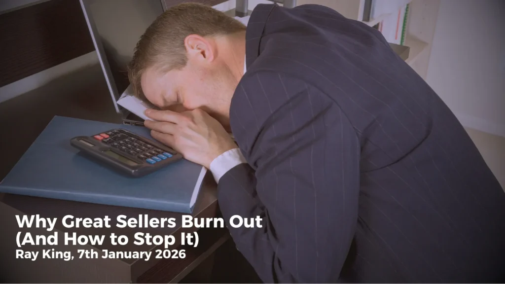 why great sellers burn out (and how to stop i