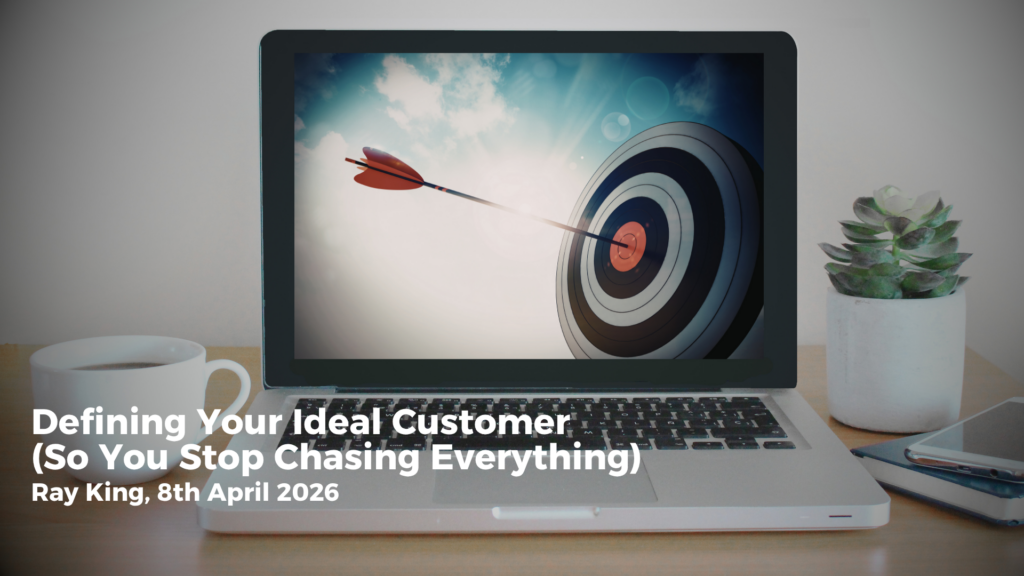 Target board with sharp bullseye representing a clearly defined ideal customer profile