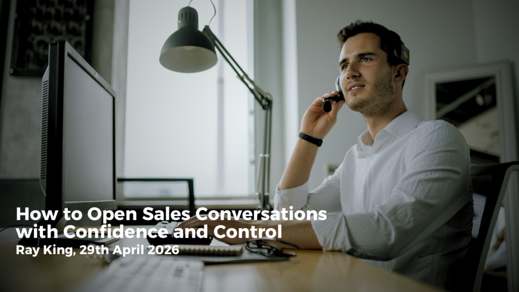 Sales professional preparing confidently before an important client call in a modern office